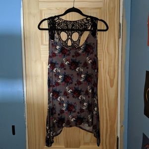 Skull tank top